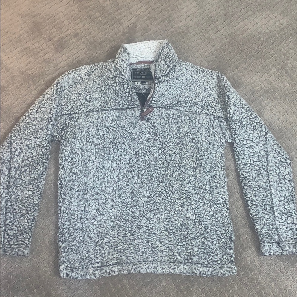 True Grit Quarter Zip Size S